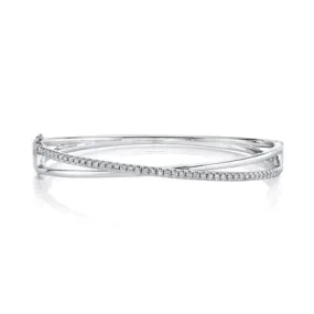 0.58ctw Diamond Bridge Bangle