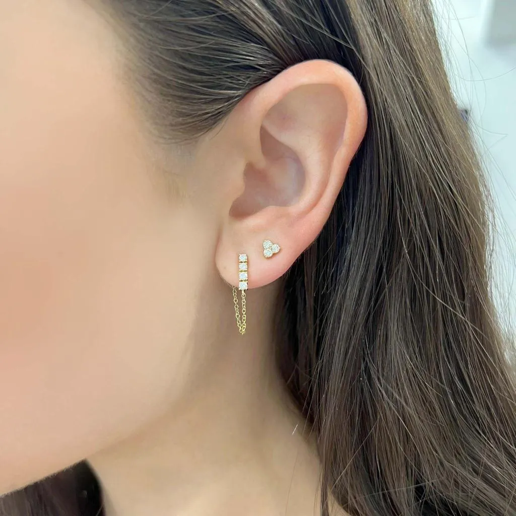 14K GOLD DIAMOND ADELAIDE EARRINGS