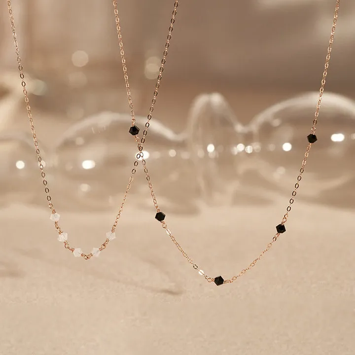 [14K Gold] Roel Gemstone Necklace