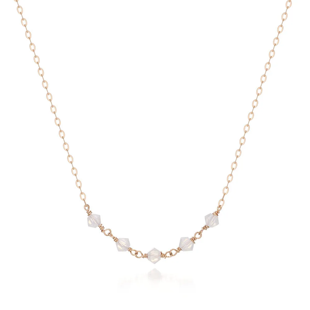 [14K Gold] Roel Gemstone Necklace