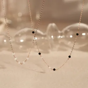 [14K Gold] Roel Gemstone Necklace