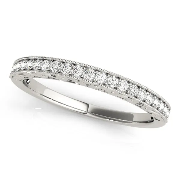 14k Ladies Antique Style Vintage Wedding Band