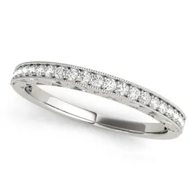 14k Ladies Antique Style Vintage Wedding Band