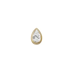 14k Skinny Fancy Pear (yellow)
