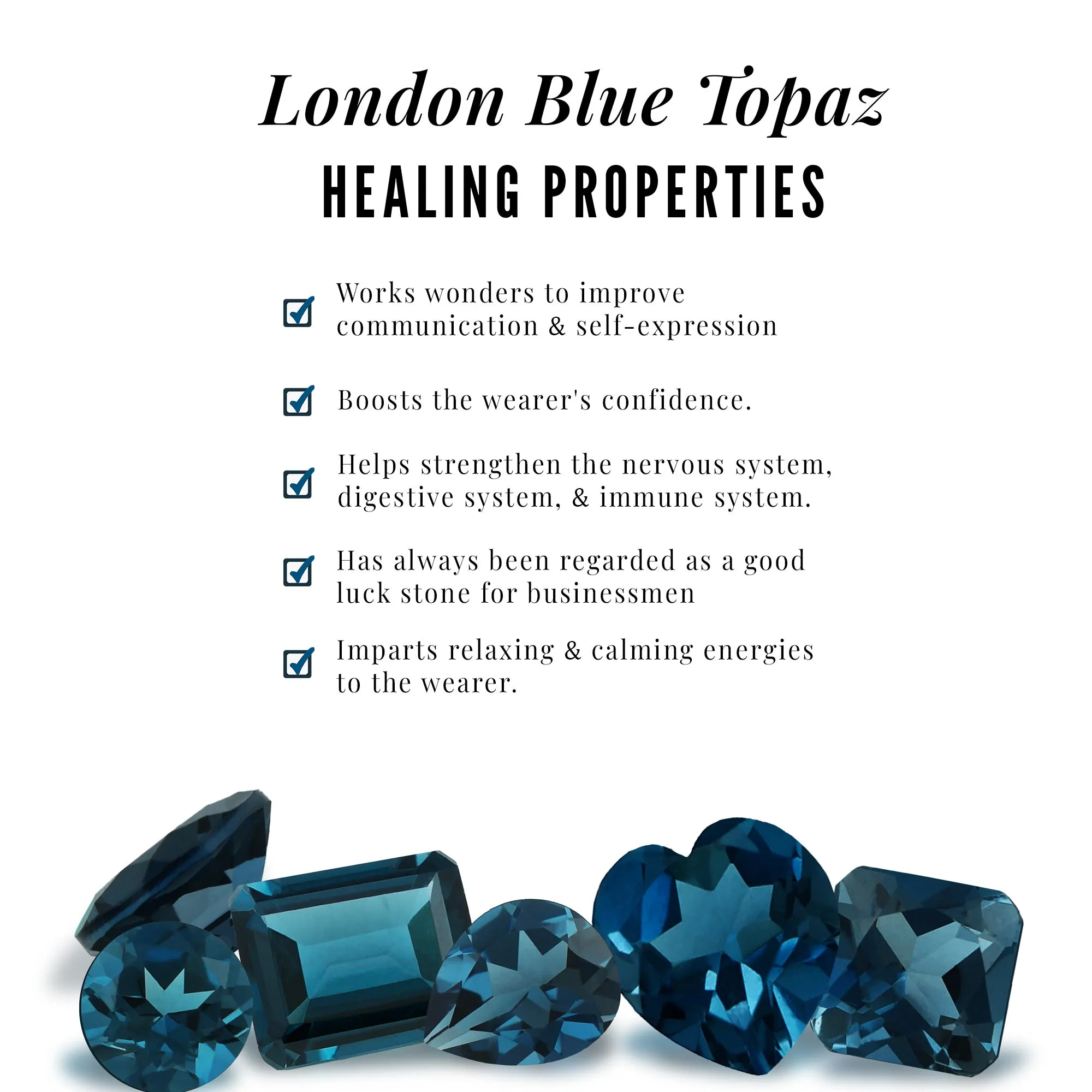1.50 CT London Blue Topaz and Diamond Ring Set