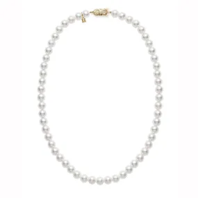 16-Inch Akoya Cultured Pearl Strand Necklace
