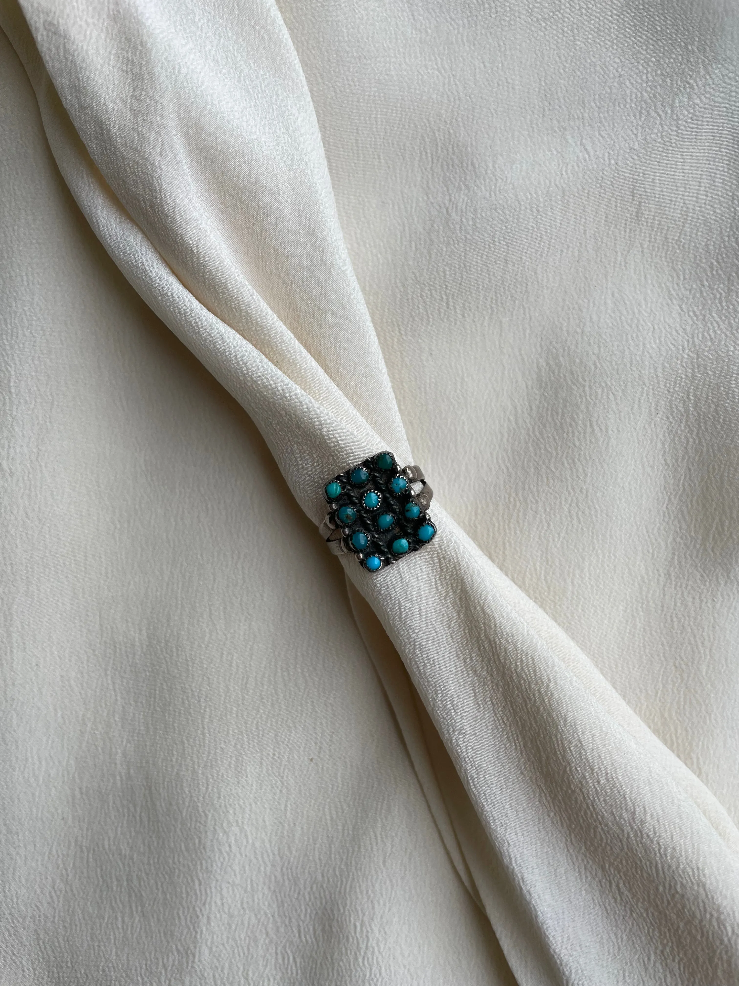 1960s Navajo Turquoise Silver Ring R123