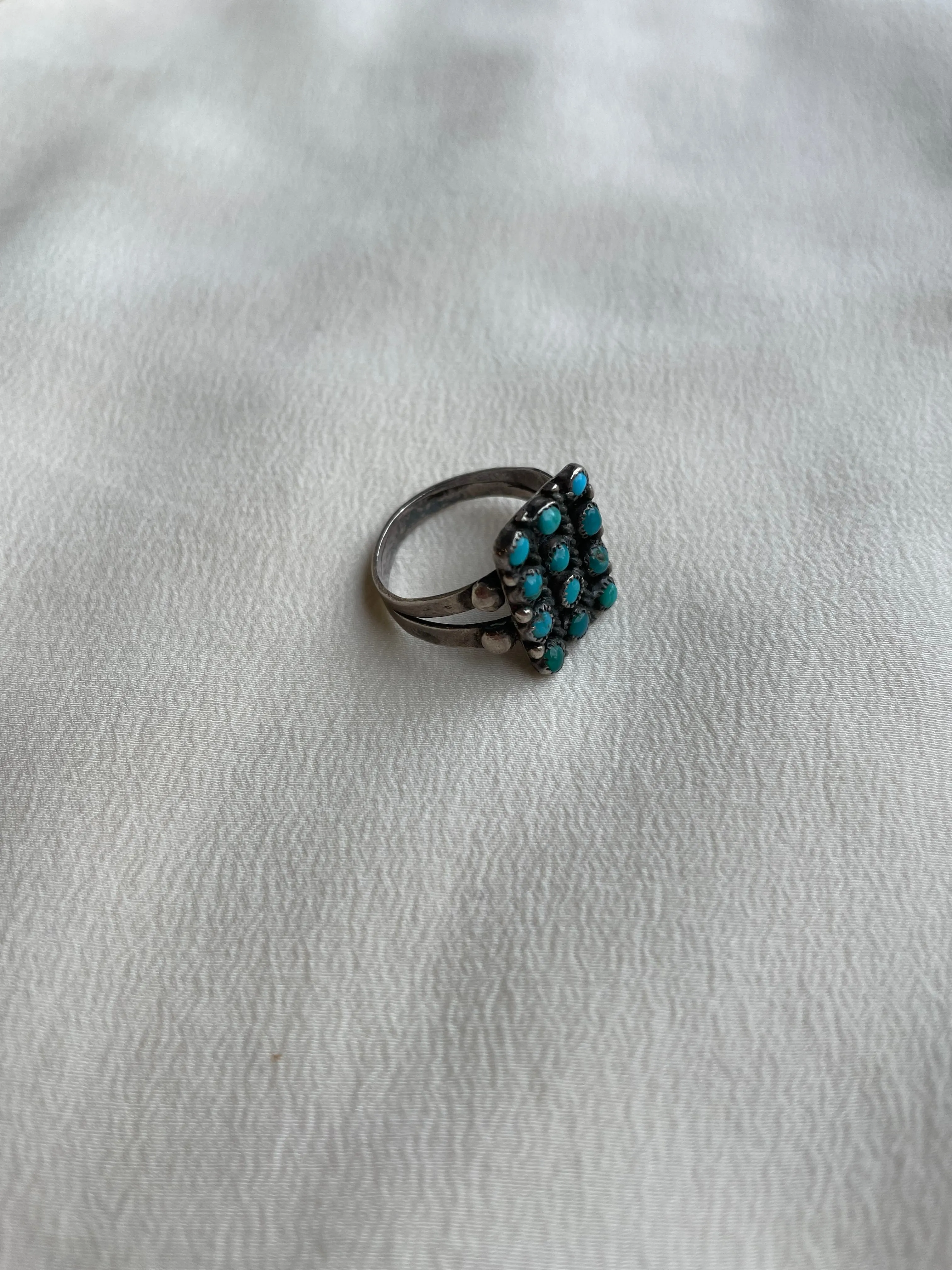 1960s Navajo Turquoise Silver Ring R123