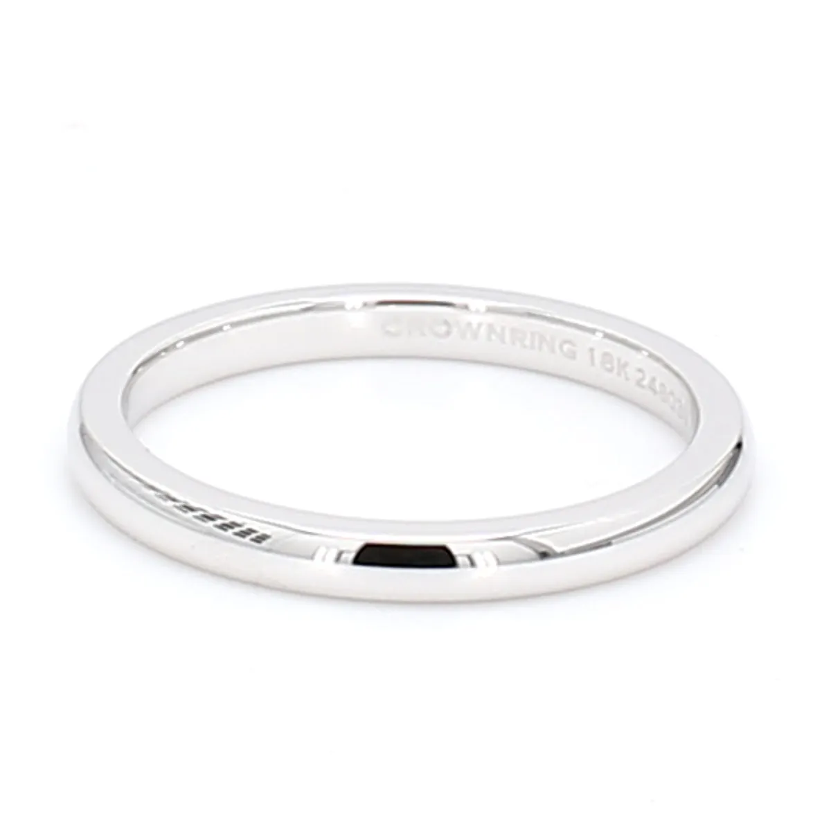 2mm 18k Gold Wedding Band