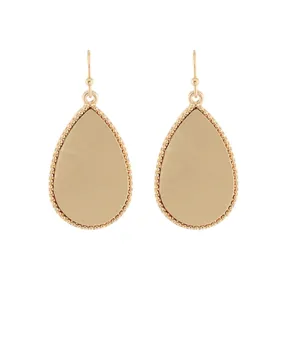 30mm Gold Teardrop Earrings