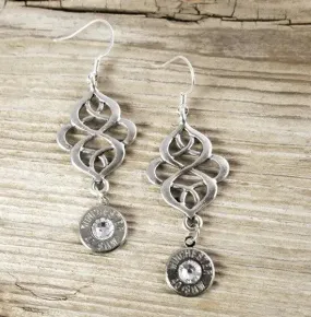 40 Caliber Cathedral Bullet Earrings