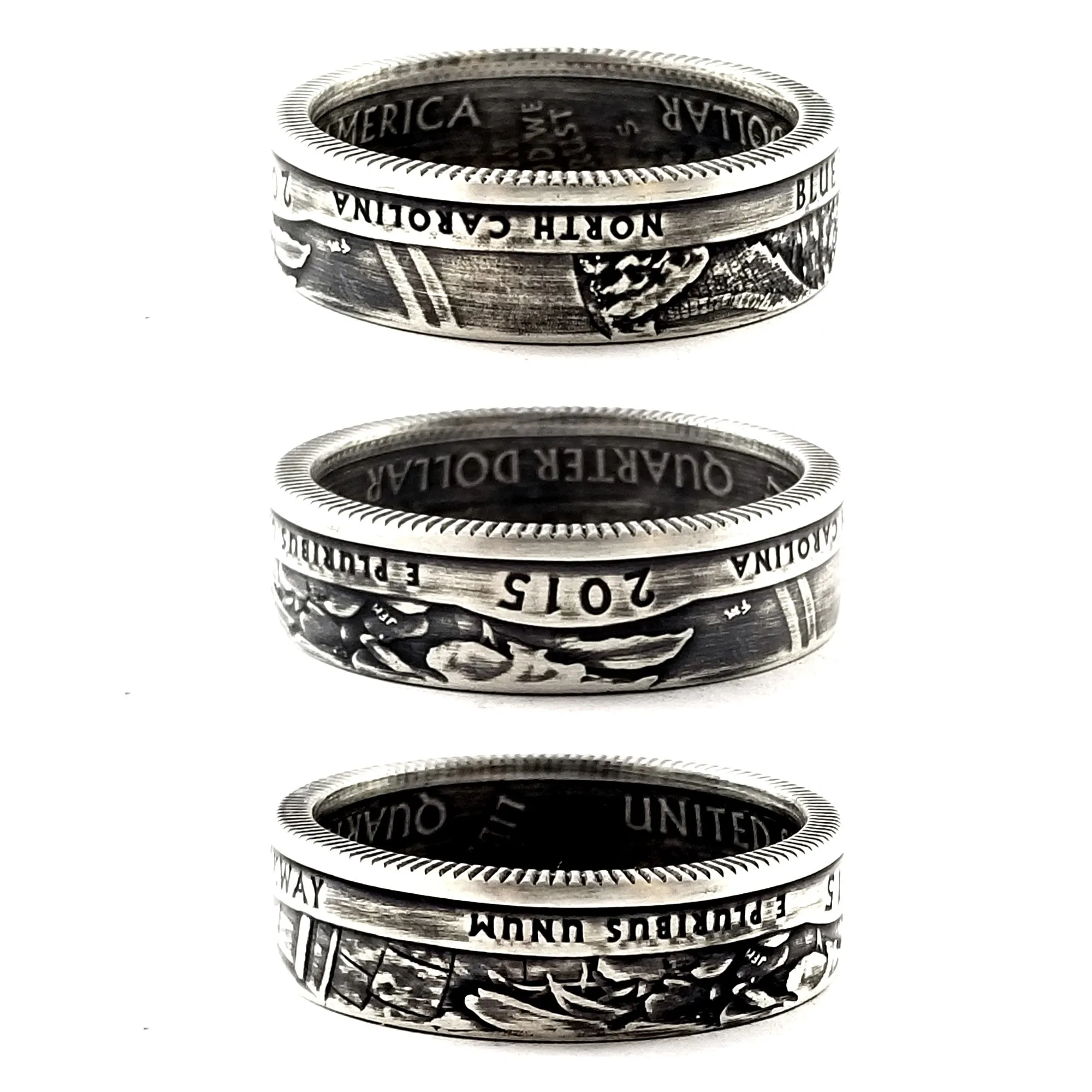 90% Silver Blue Ridge Parkway National Park Quarter Ring