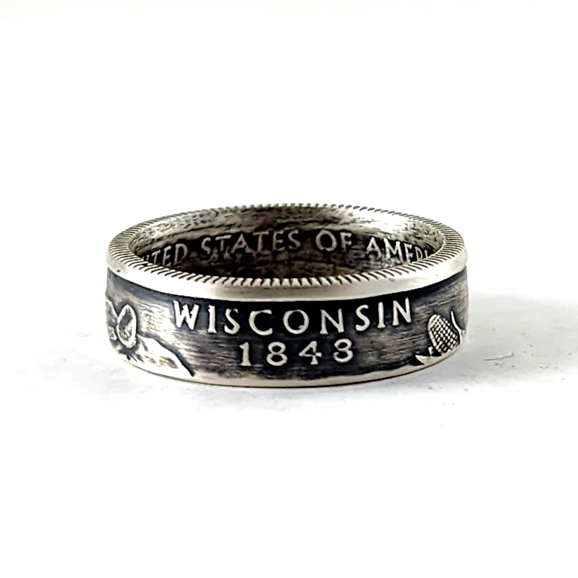90% Silver Wisconsin Quarter Ring