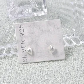 925 Silver Triangle Earrings