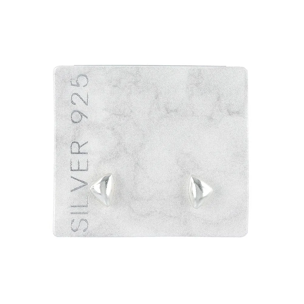 925 Silver Triangle Earrings