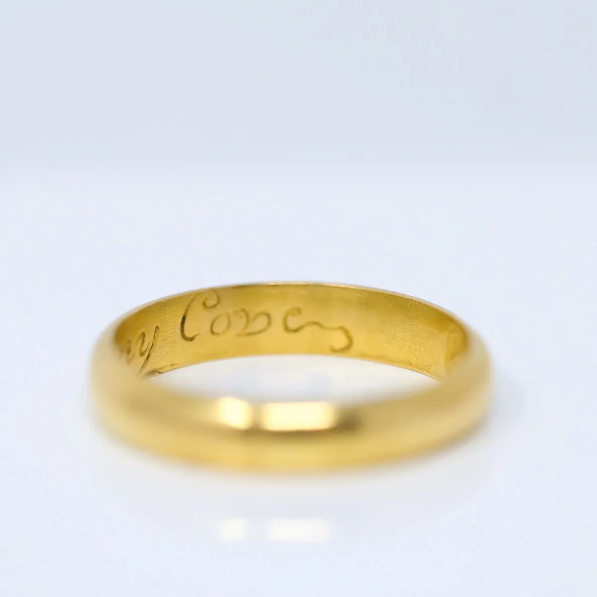 A Token Of My Love poesy ring