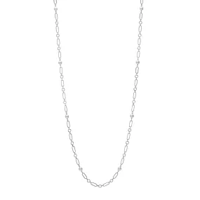 Akoya Cultured Pearl Necklace in 18K White Gold 32-Inch