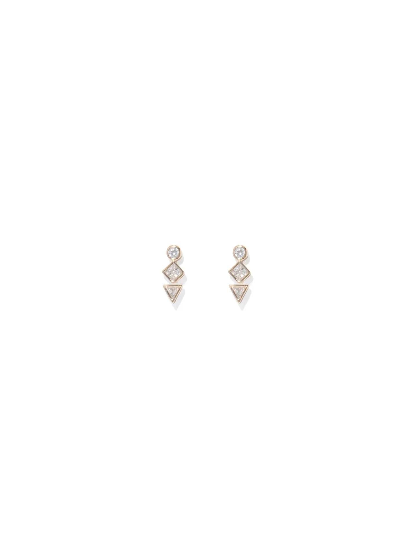 Alina Geometric Stud Earrings