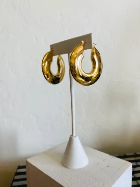 ANA Large Hoop Hollow Earrings