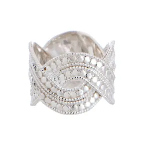 Anna Beck Sterling Silver Classic Woven Band Ring