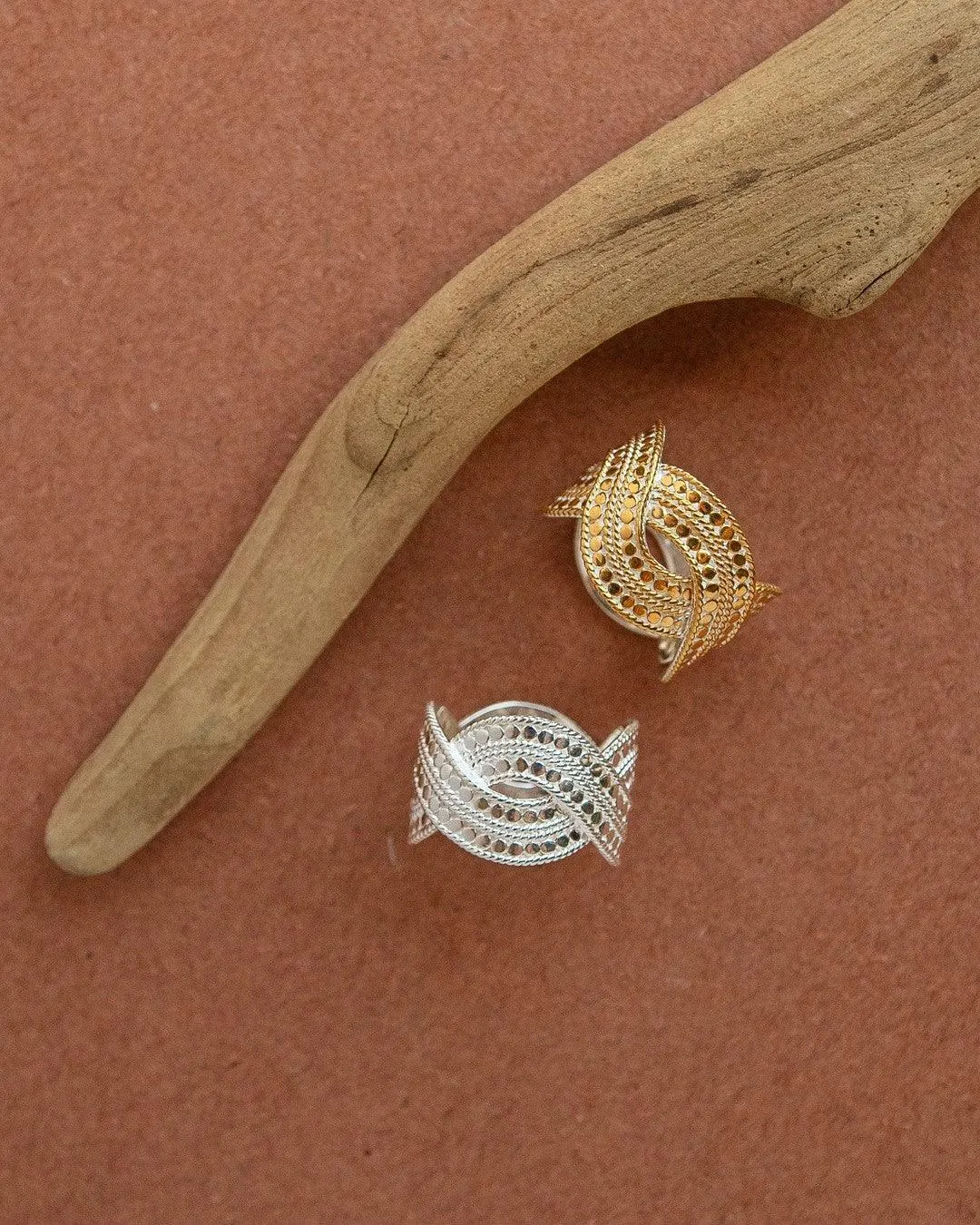 Anna Beck Sterling Silver Classic Woven Band Ring