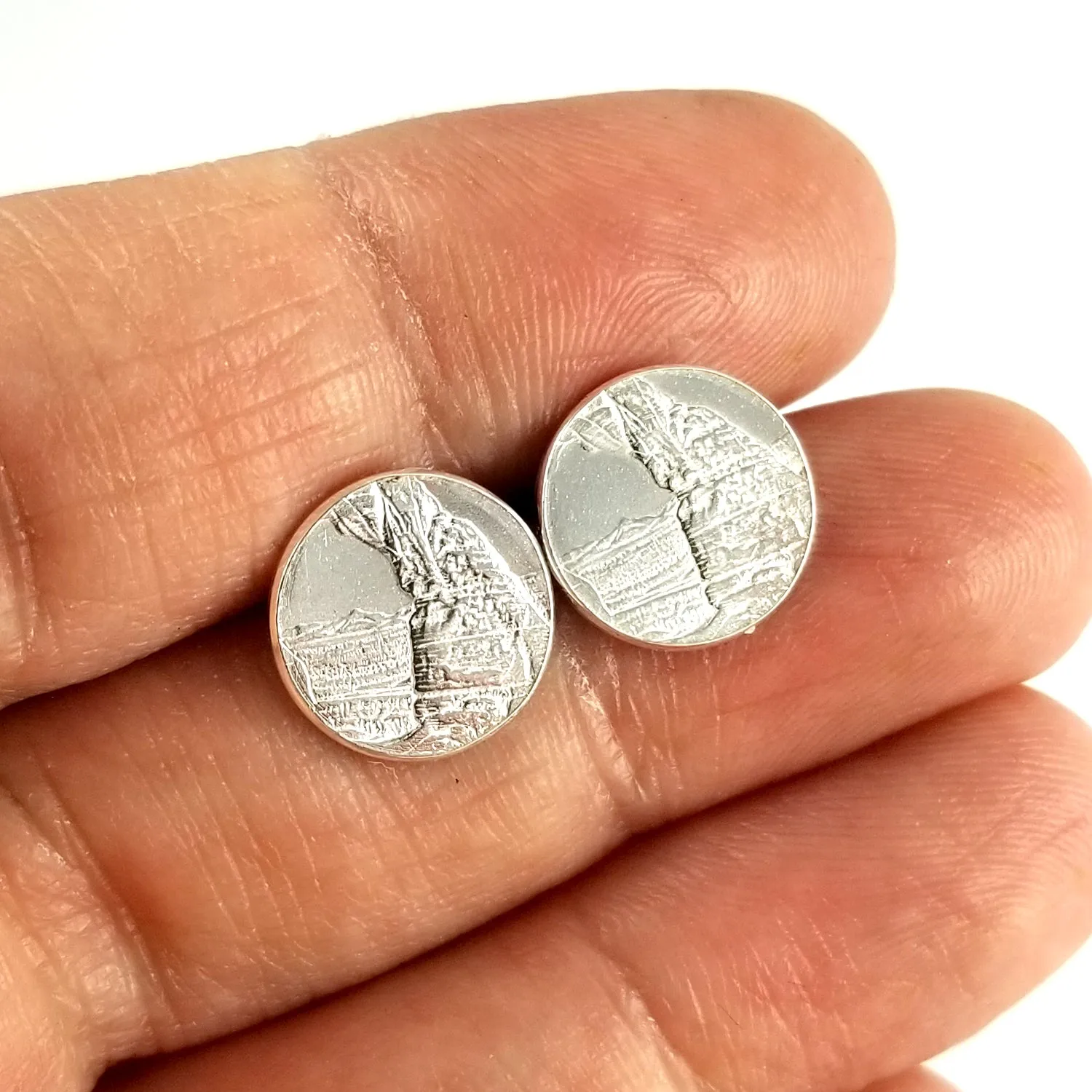 Arches National Park Quarter Punch Out Stud Earrings
