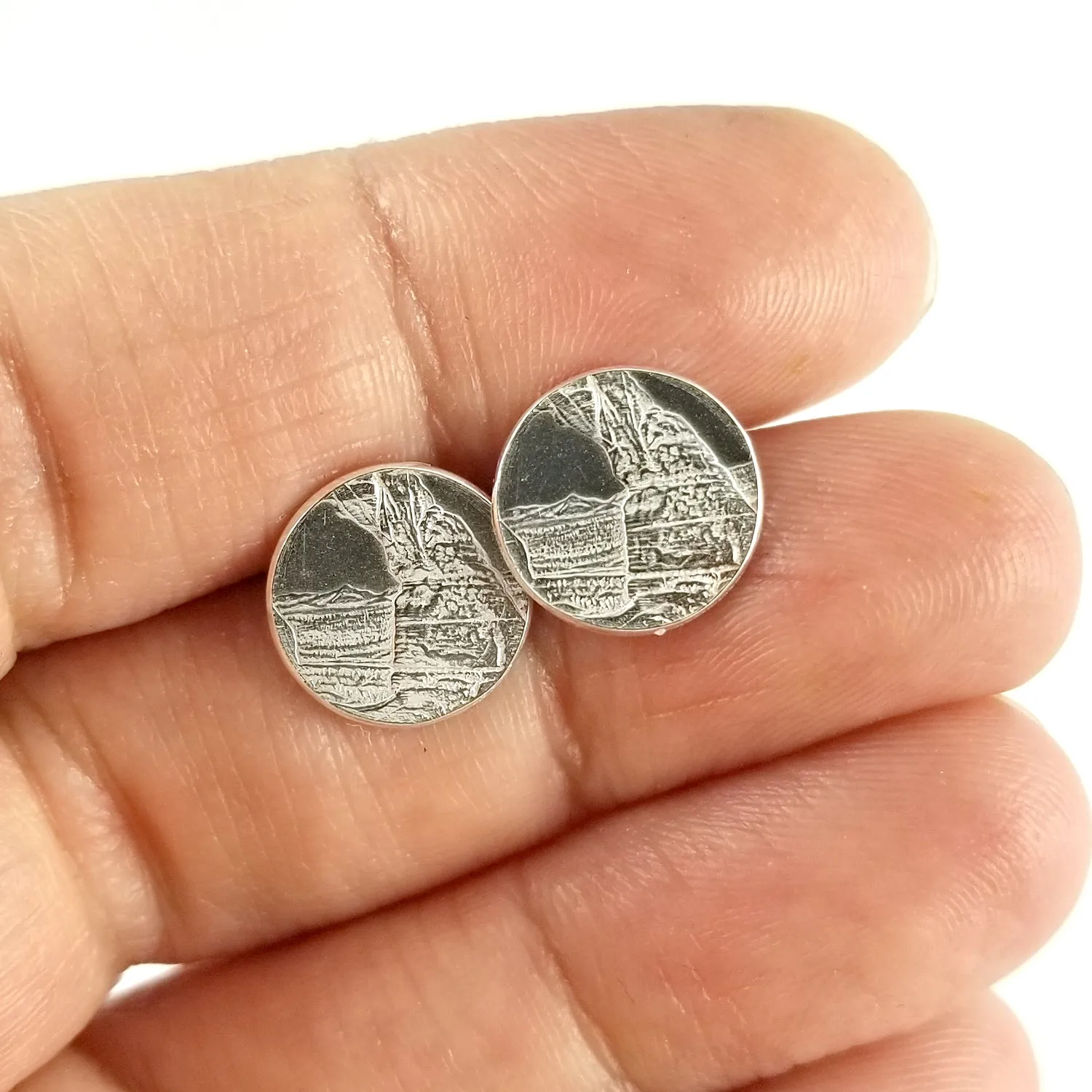 Arches National Park Quarter Punch Out Stud Earrings