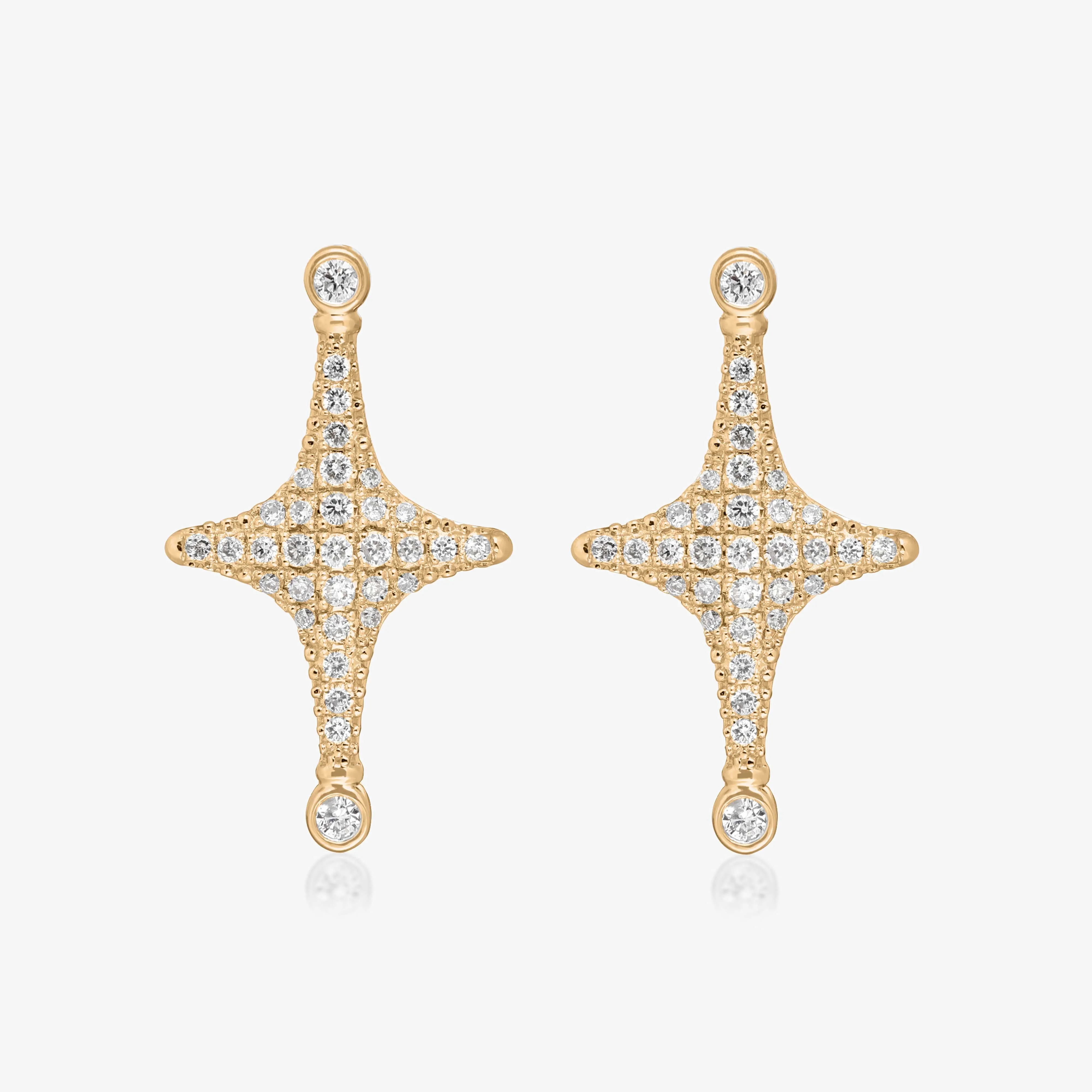 Aurora Diamond Stud Earrings