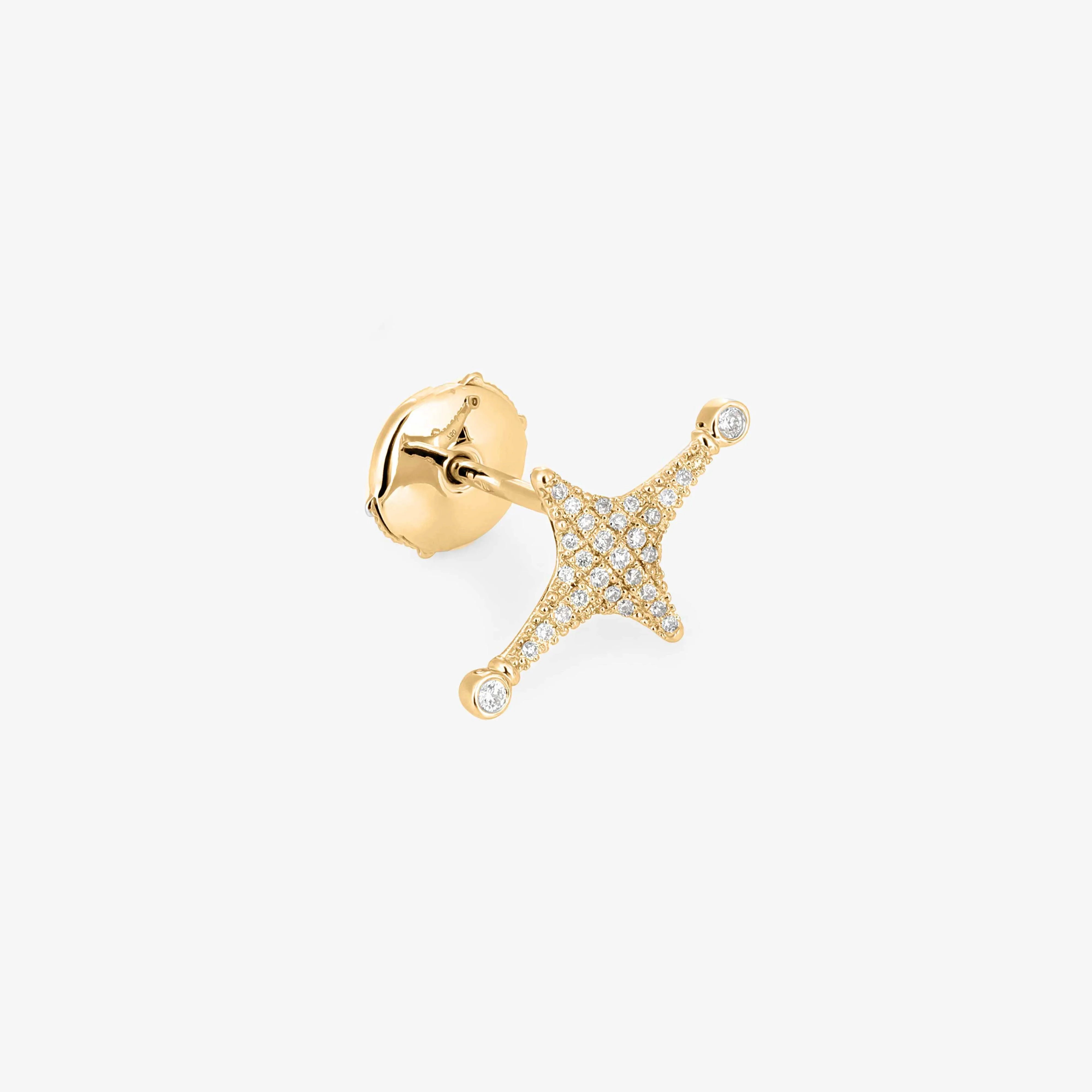 Aurora Diamond Stud Earrings