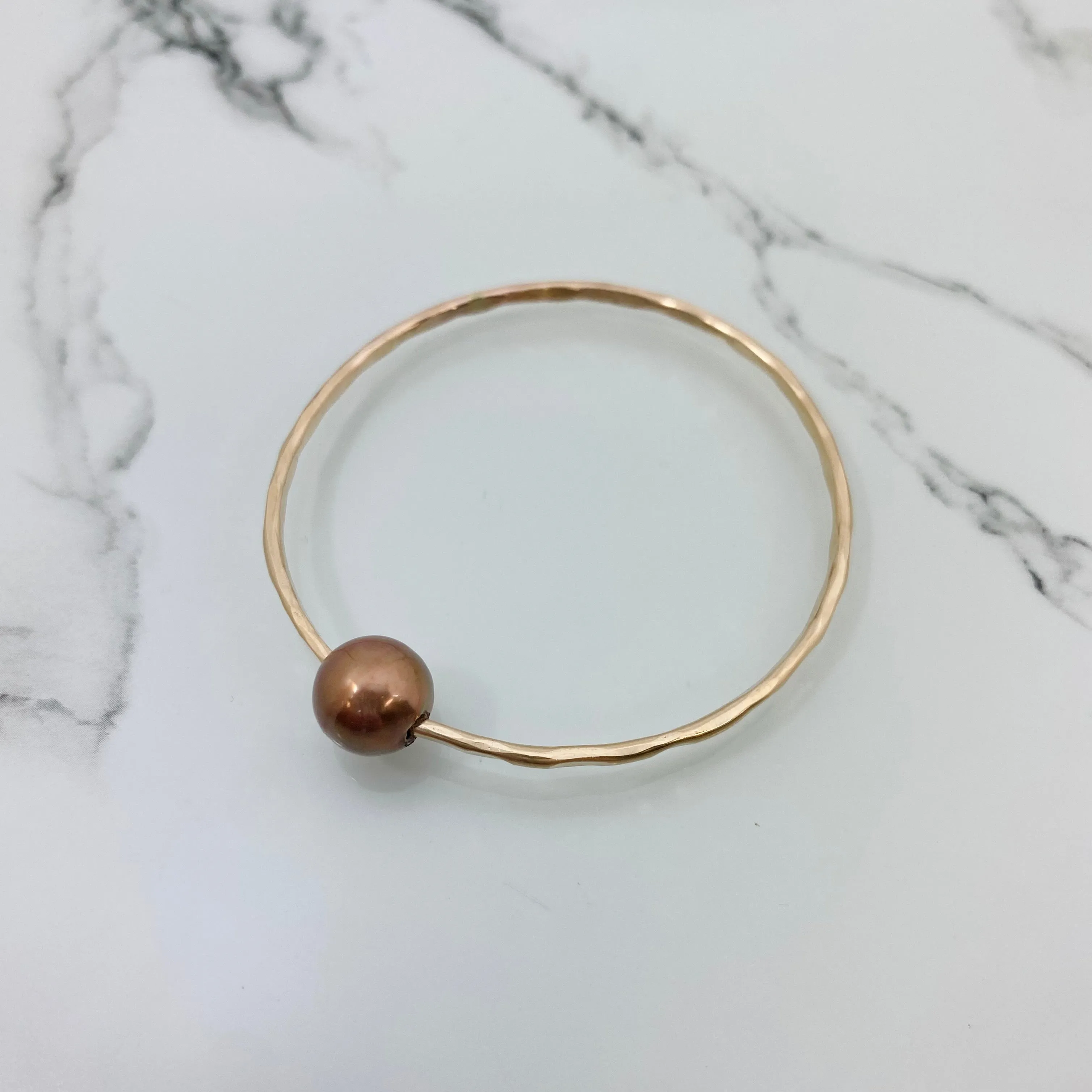 Baby Enhanced Chocolate Tahitian Pearl Bangle