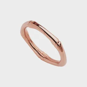 Bamboo Ring Rose Gold
