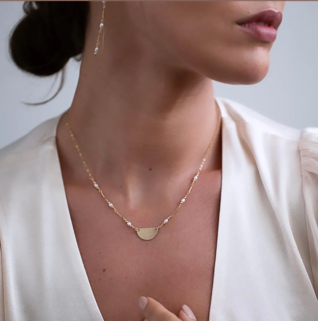 Belize Necklace ~ Pearl