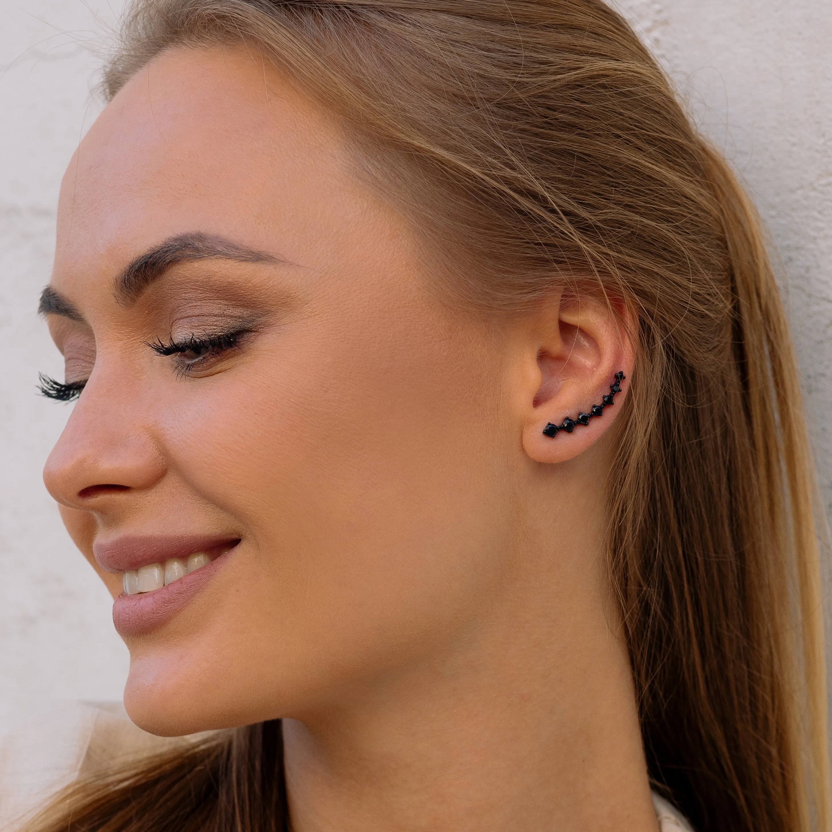 Black Crystal Ear Climber