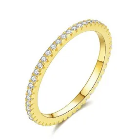 Boca Pave Ring | Gold