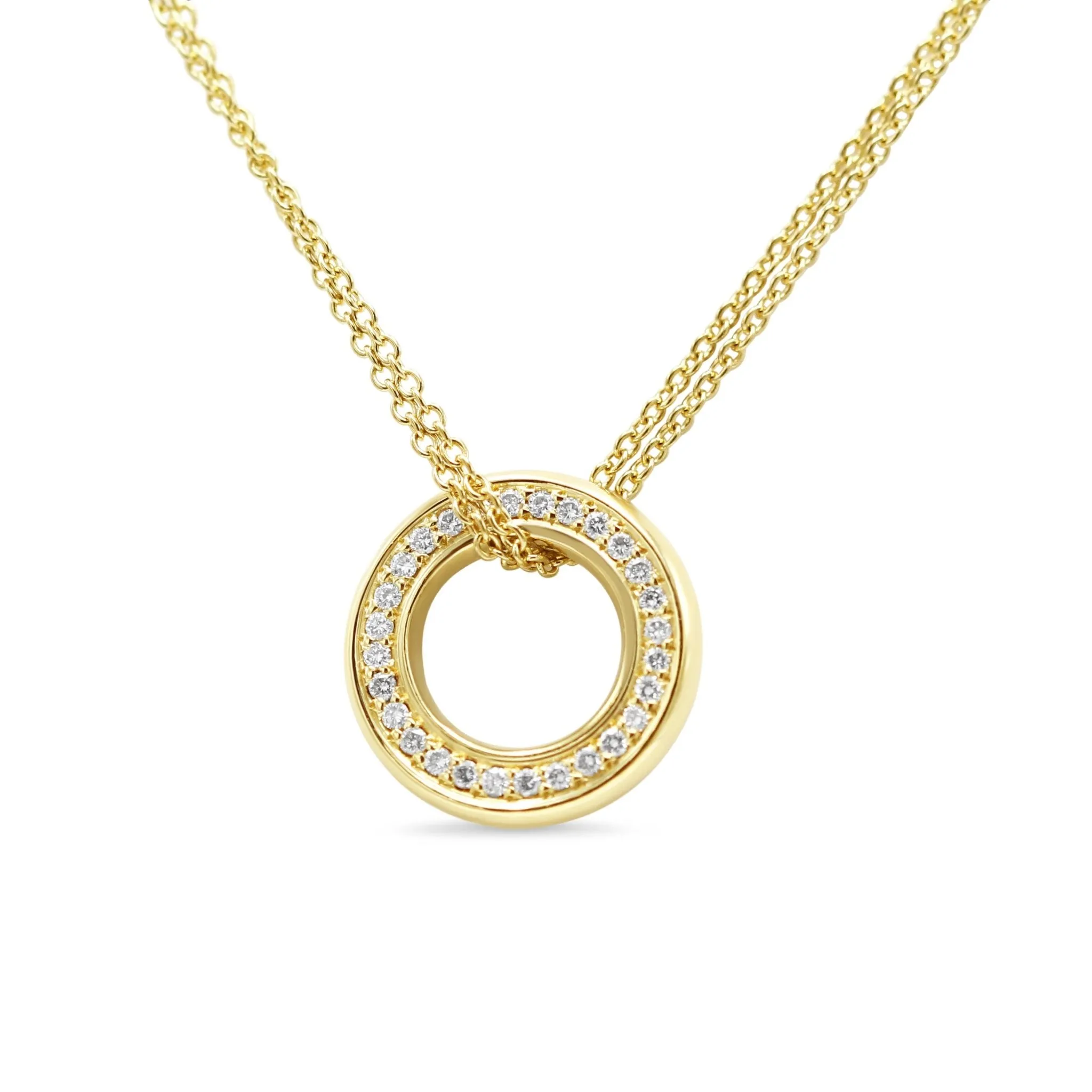 Boodles 18ct Roulette Pendant On Necklace - Medium