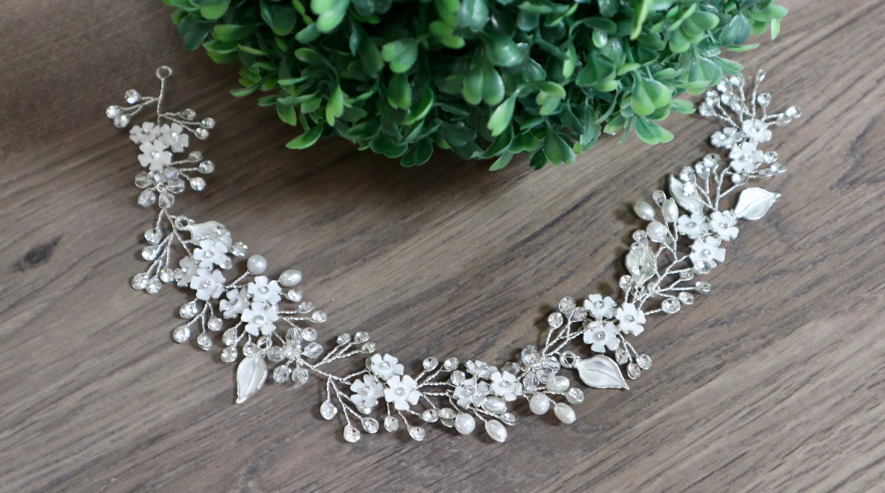 Bridal hair piece Bridal hair vine Rose Gold Bridal headpiece Bridal hair comb Wedding hair comb Wedding hair piece Rose Gold hair vine