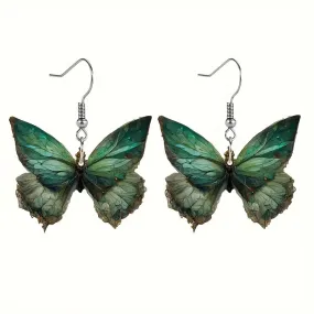 Butterfly Acrylic Dangle Earrings