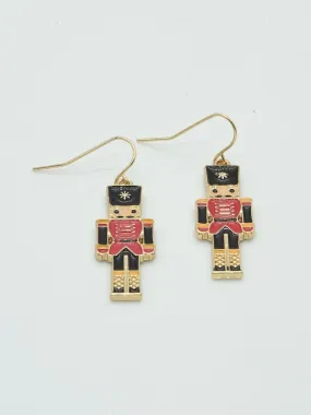 CE3199 Nutcracker Dangle Earrings