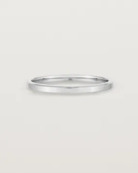 Chamfered Wedding Ring | 2mm