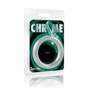 Chrome Wide Donut Cock Ring - 1.75 inch