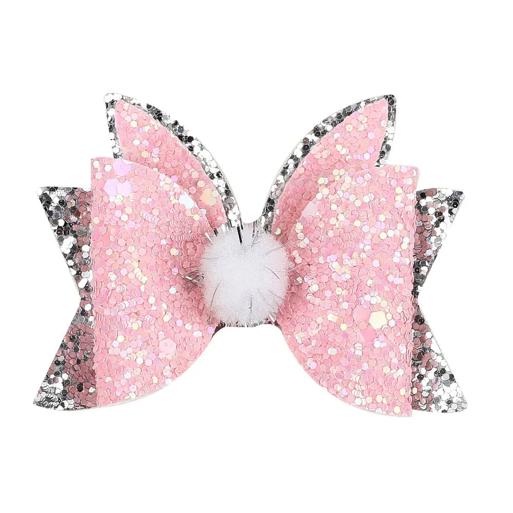 Chunky Glitter Hair Bow For Kids & Cute Wings Hairpin