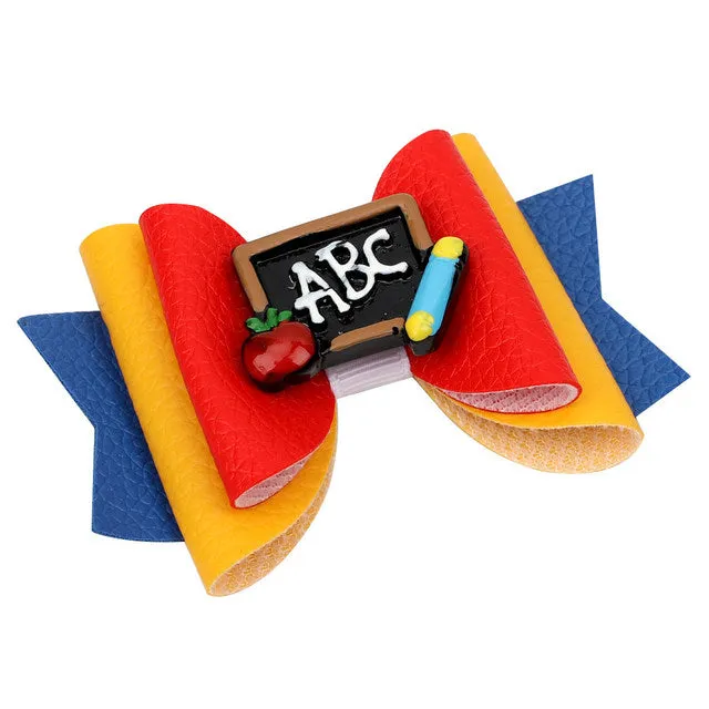 Chunky Glitter Hair Bow For Kids & Cute Wings Hairpin