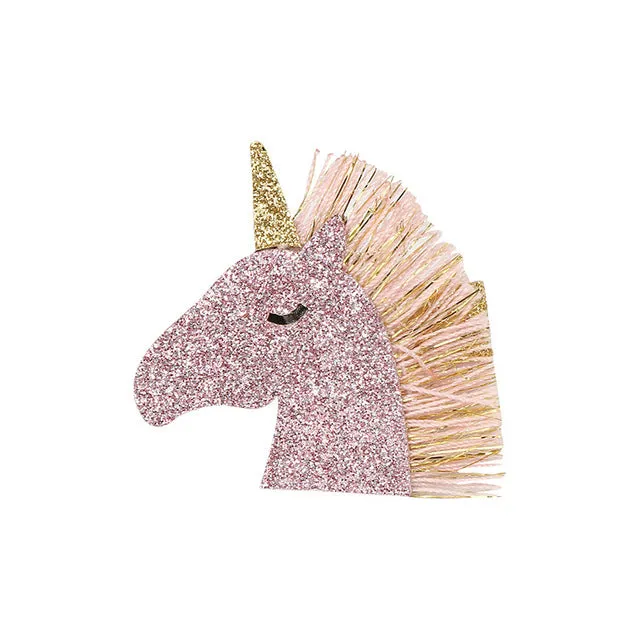 Chunky Glitter Hair Bow For Kids & Cute Wings Hairpin