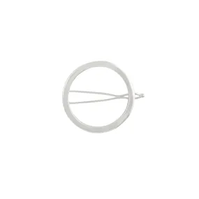 Circle Barrette in Silver | Available to ship January 14, 2025