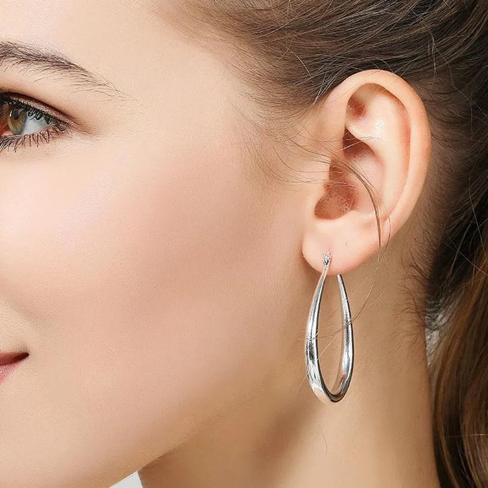 Circle Hoop Earrings For Women Fashion Charm Jewelry
