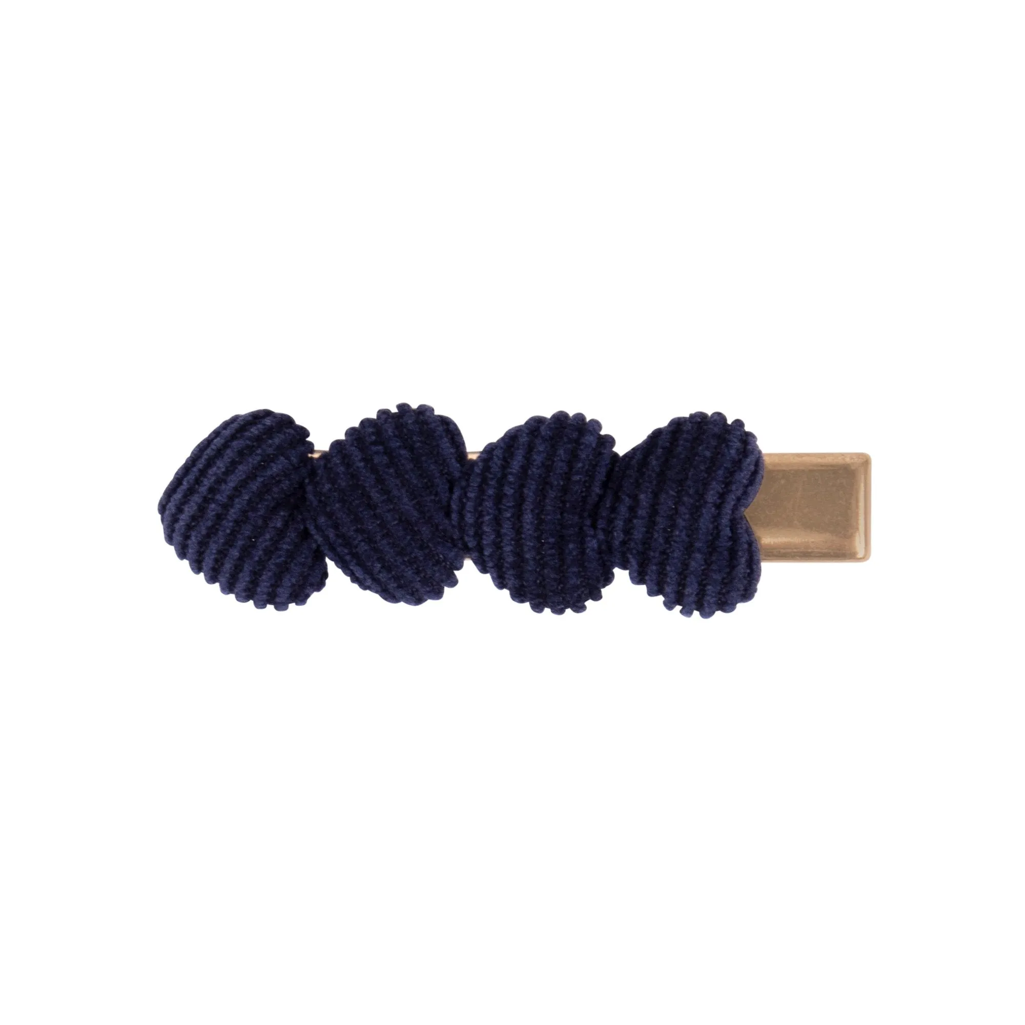 Corduroy 4-Hearts Hairpin