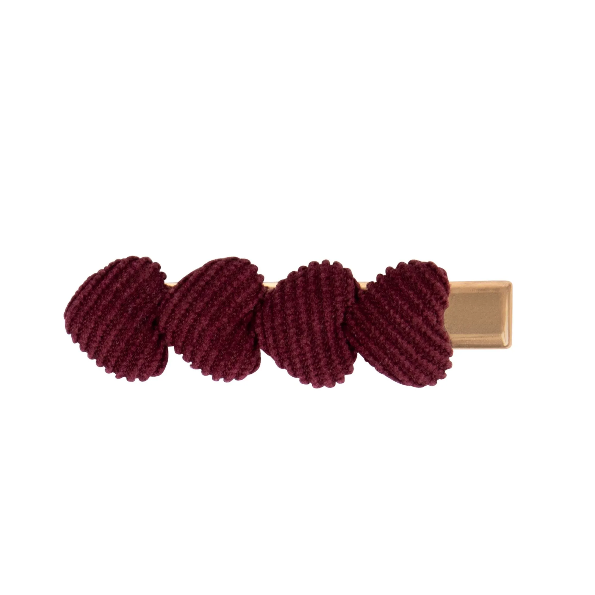 Corduroy 4-Hearts Hairpin