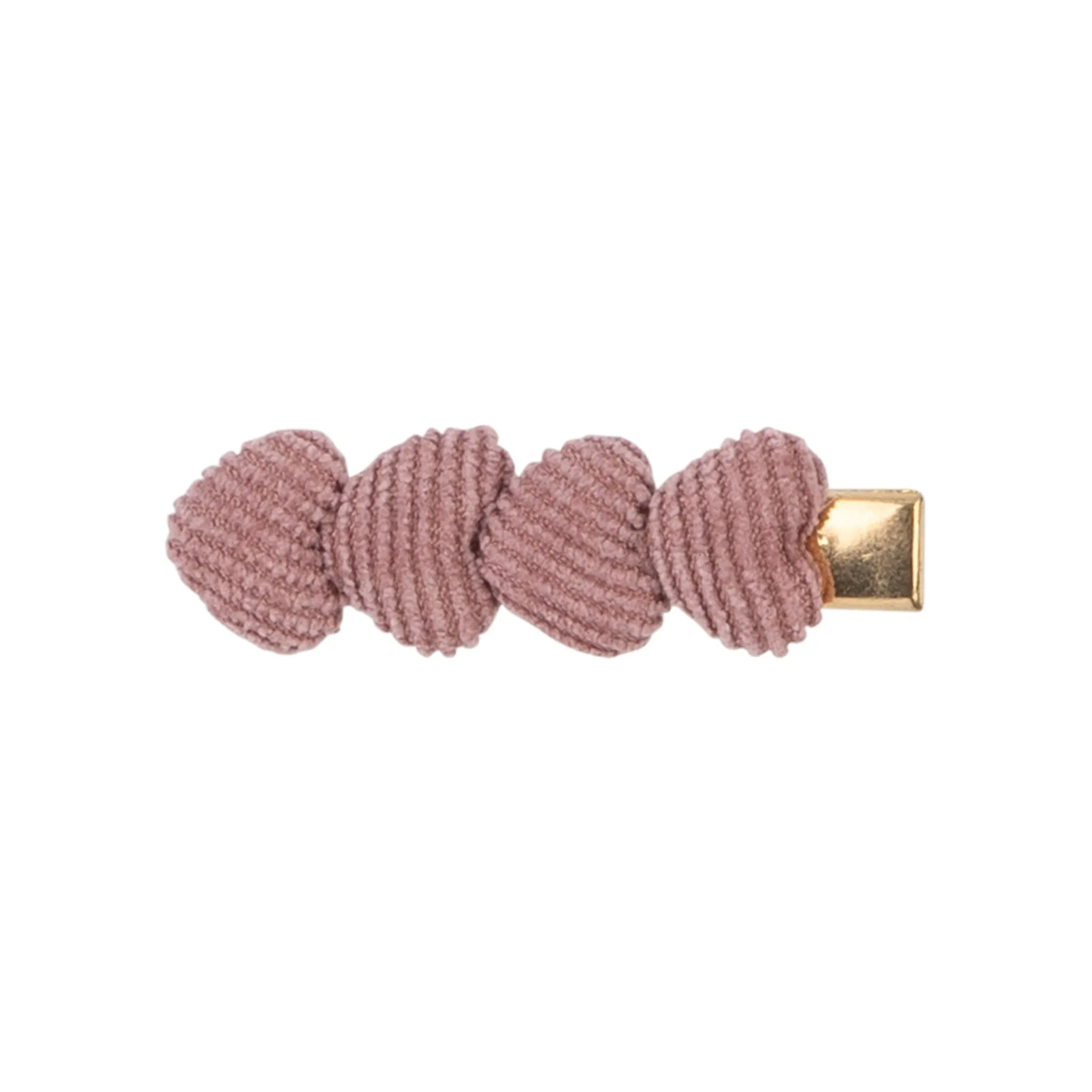 Corduroy 4-Hearts Hairpin