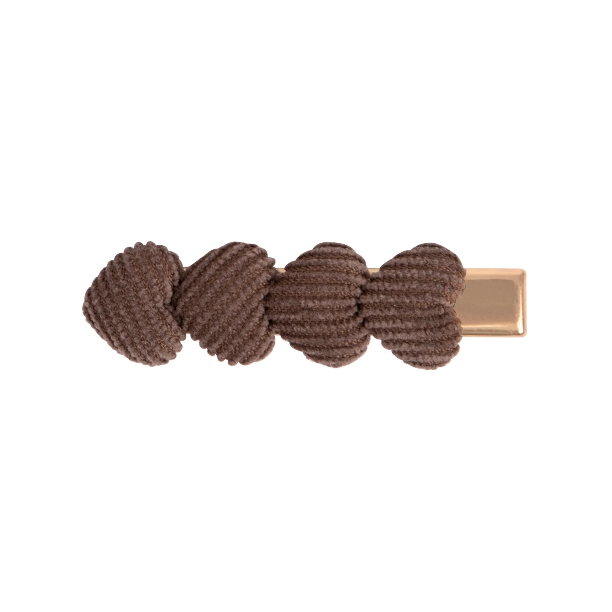 Corduroy 4-Hearts Hairpin