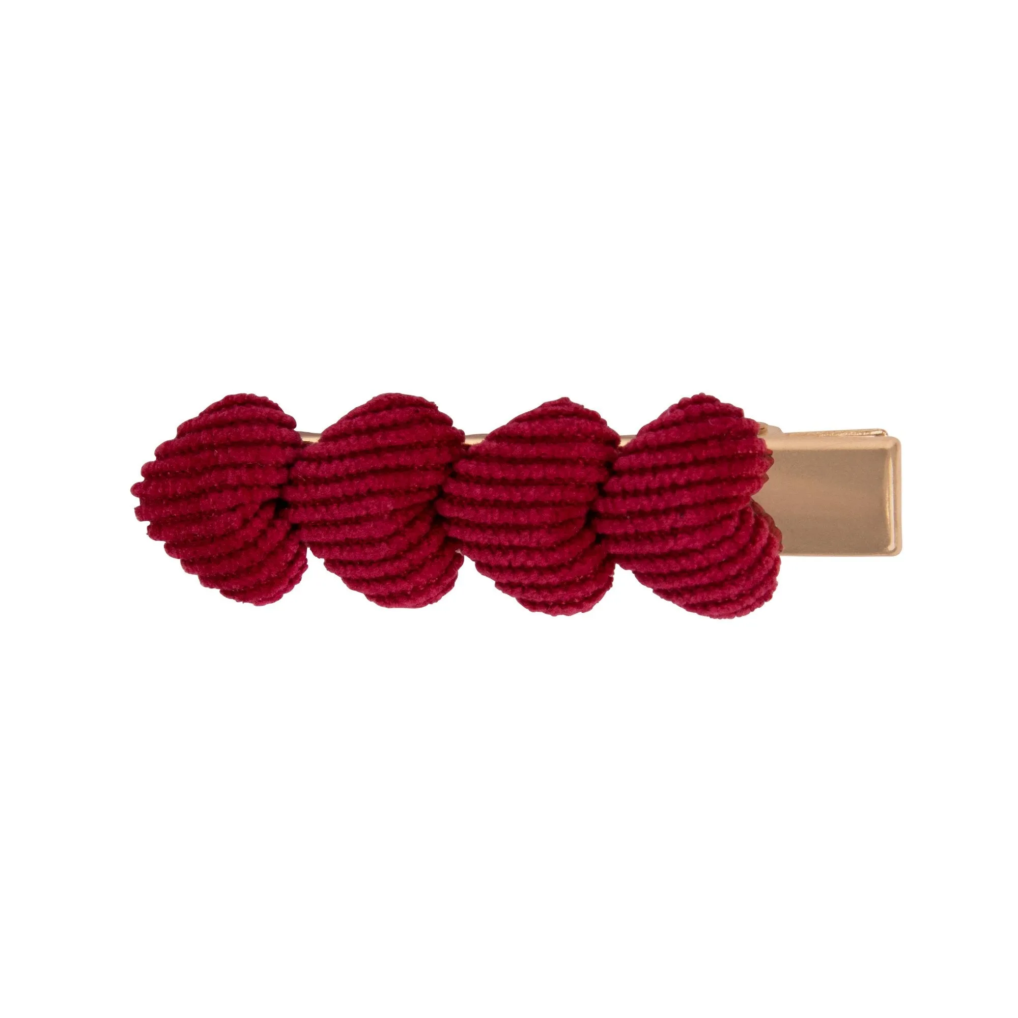 Corduroy 4-Hearts Hairpin